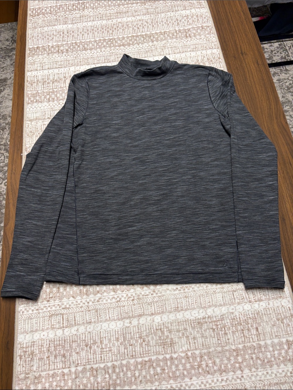Alpine Design Women's Charcoal Heather Long-Sleeve Mock Neck Top